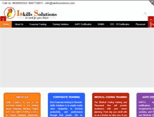 Tablet Screenshot of iskillssolutions.com